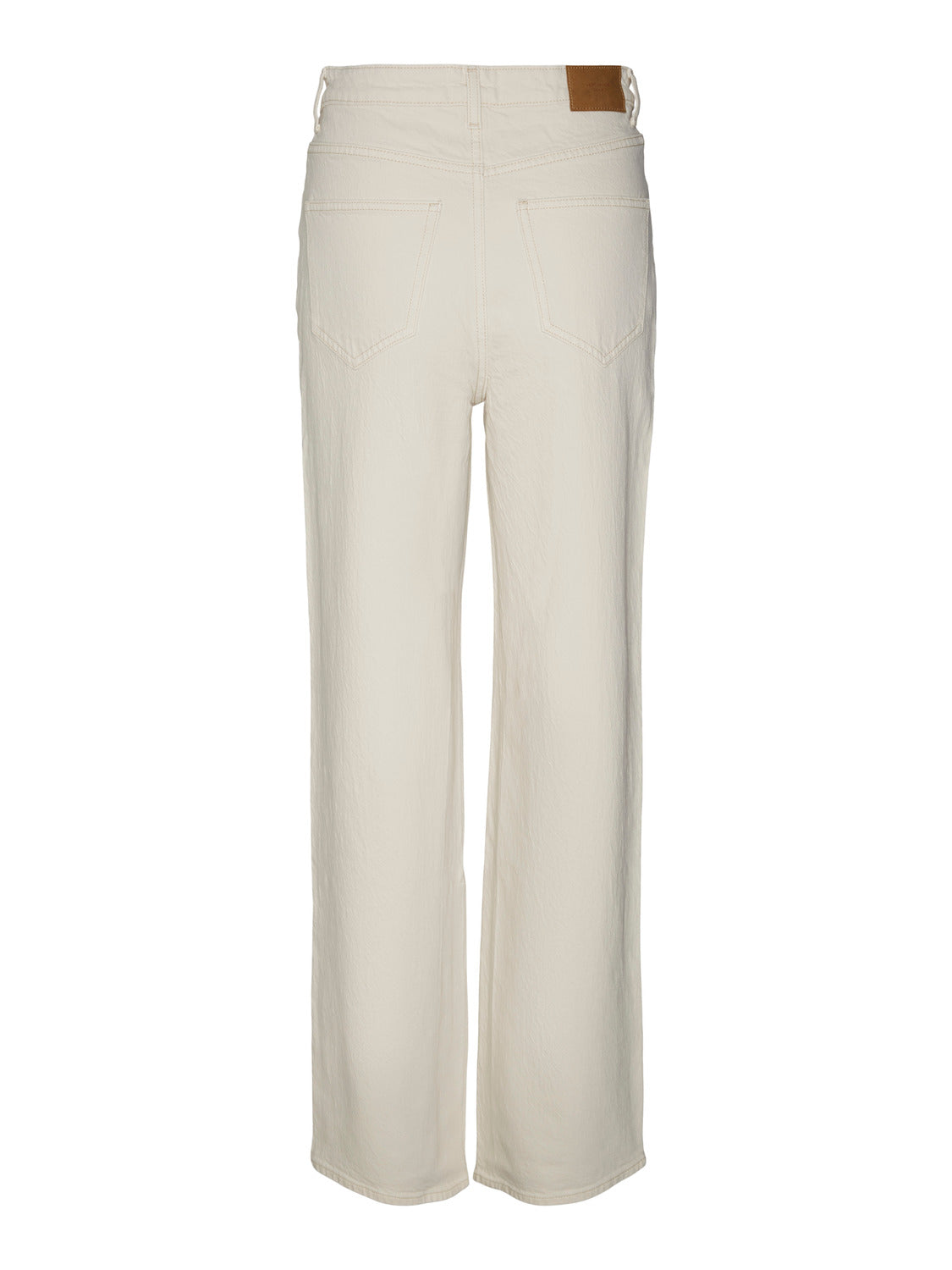 VMTESSA HR WIDE Jeans - Ecru